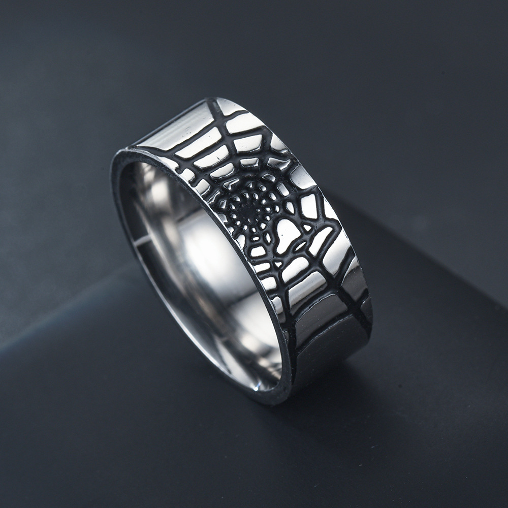 Stainless Steel Simple Spider  - огляд і ціна Initial Ring Custom