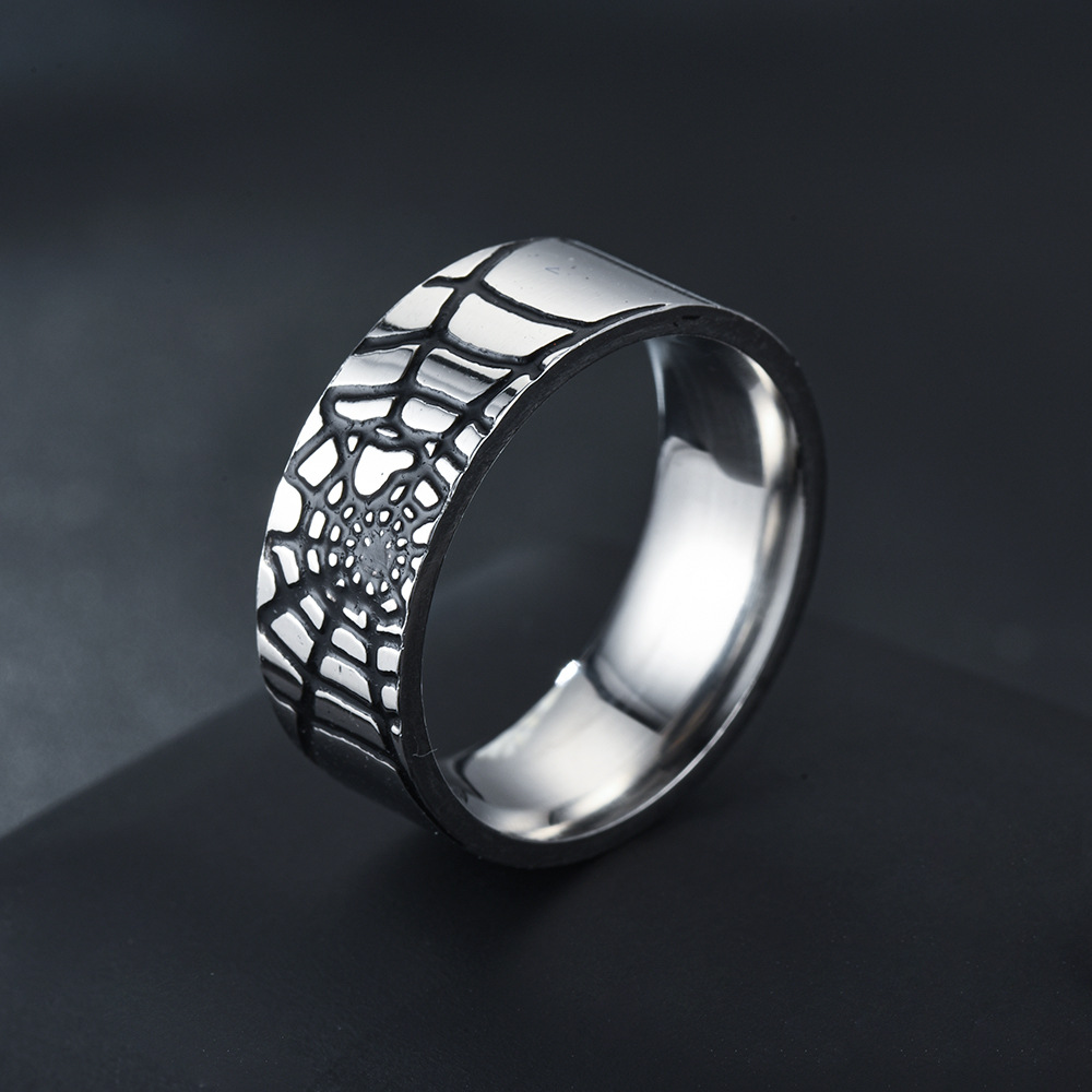 Stainless Steel Simple Spider  - огляд і ціна Initial Ring Custom