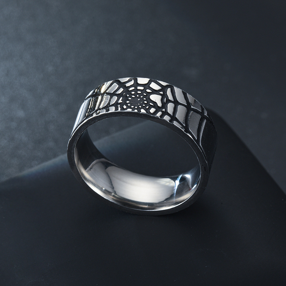 Stainless Steel Simple Spider  - огляд і ціна Initial Ring Custom