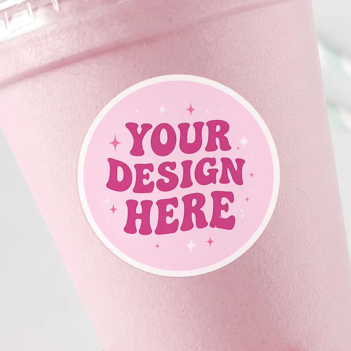 1-130Pcs Clear PVC Custom Roun - огляд і ціна Personalised Candle Label