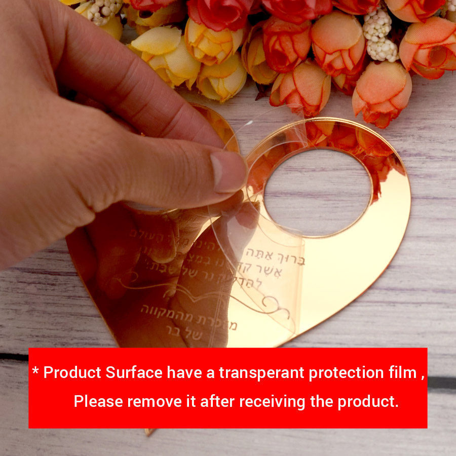 Acrylic Mirror Custom Text Pra - огляд і ціна Personalised Candle Label